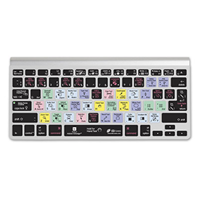 Image of Editors Keys Adobe Indesign Keyboard Cover for iMac Wireless Keyboard