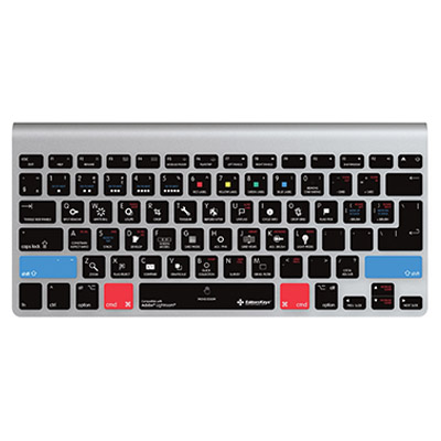 Image of Editors Keys Adobe Lightroom Keyboard Cover for iMac Wireless Keyboard