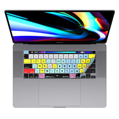 Editors Keys Adobe Premiere Keyboard Cover for MacBook Pro with Touchbar 13,-16,