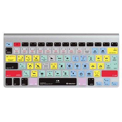 Editors Keys Adobe Premiere Keyboard Cover for iMac Wireless Keyboard