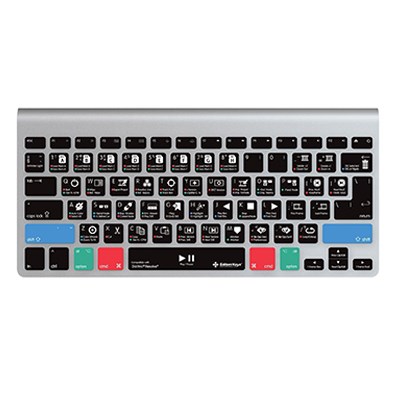 Editors Keys DaVinci Resolve Keyboard Cover for iMac Magic Wireless Keyboard