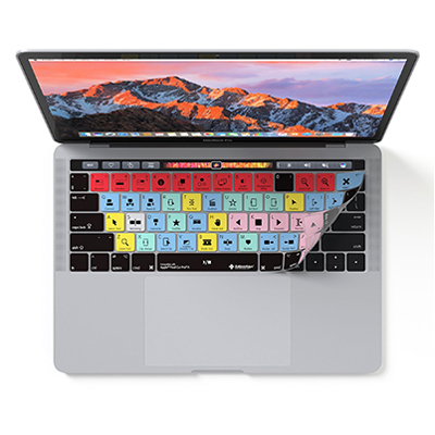 Image of Editors Keys Final Cut Pro X Keyboard Cover for MacBook Pro with Touchbar 13,-15