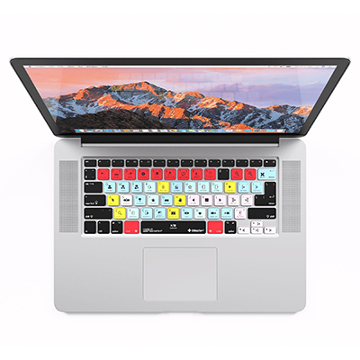 Image of Editors Keys Final Cut Pro X Keyboard Cover for MacBook Pro Retina 13,-15
