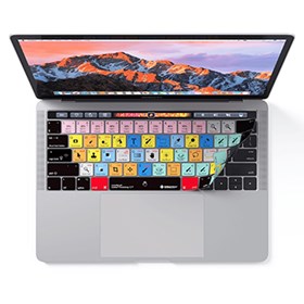Editors Keys Adobe Photoshop Keyboard Cover for MacBook Pro with Touchbar 13,-15
