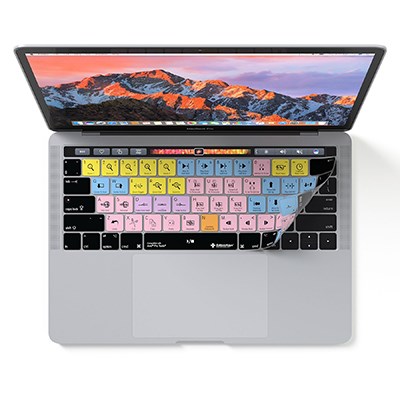 Editors Keys Pro Tools Keyboard Cover for MacBook Pro with Touchbar 13,-15