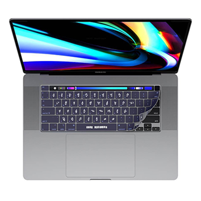 Editors Keys Sign Language Keyboard Cover for MacBook Pro with Touchbar 13,-15