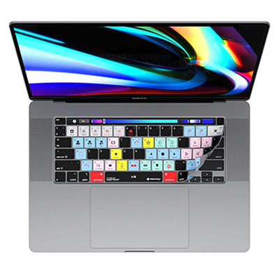 Editors Keys iMovie Keyboard Cover for MacBook Pro with Touchbar 13,-16,