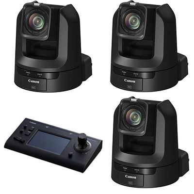 Canon CR-N300 PTZ Camera Bundle - Black