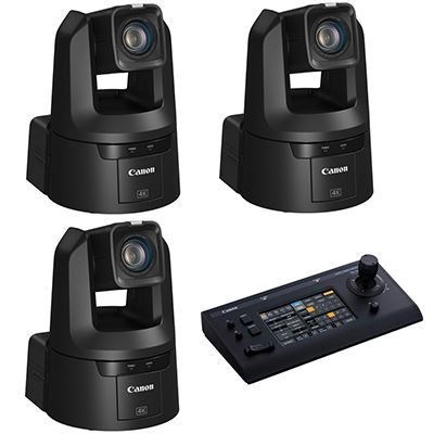 Canon CR-N500 PTZ Camera Bundle - Black