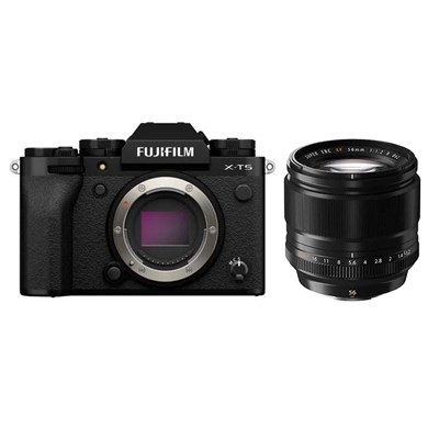 Fujifilm X-T5 Digital Camera Body - Black + Fujifilm XF 56mm f1.2 R Lens
