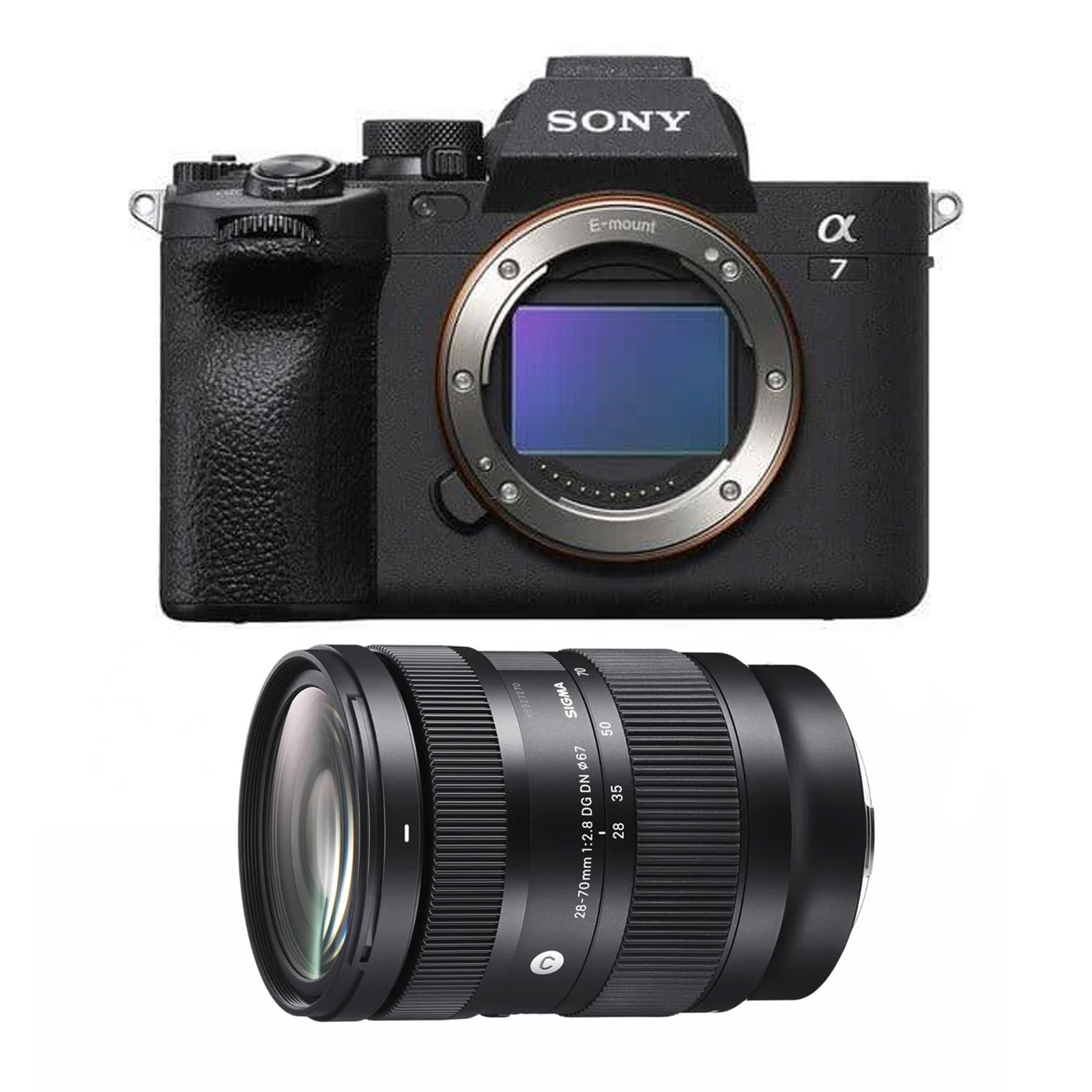 Sony A7 IV Digital Camera Body + Sigma 28-70mm f2.8 DG DN Contemporary Lens for Sony E Bundle