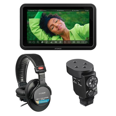 Atomos Shinobi II, Headphone and Microphone Bundle