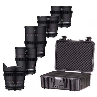 Samyang VDSLR MK2 5-Lens Kit (14mm/24mm/35mm/50mm/85mm) for Canon EF