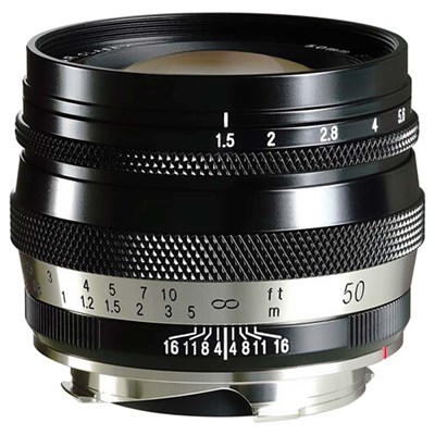 Voigtlander 50mm f1.5 VM Heliear Classic Lens for Leica M