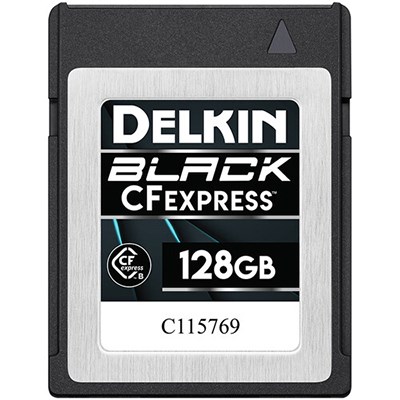 Delkin BLACK 128GB (1760MB/s) Cfexpress Type B Memory Card