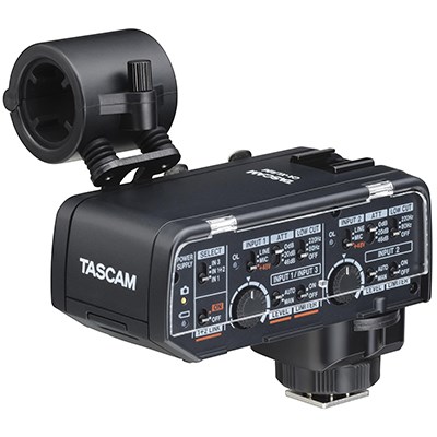 Tascam CA-XLR2d-C XLR Mic Adaptor for Canon