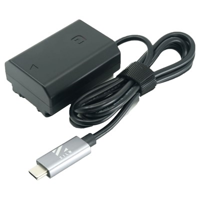 ZILR USB-C to Sony NP-FZ100 Battery Power Adapter