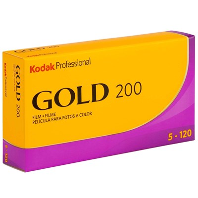 Kodak Professional GOLD 200 120 Film (5 Pack)