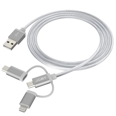 JOBY ChargeSync Cable 3-in-1 1.2M GR