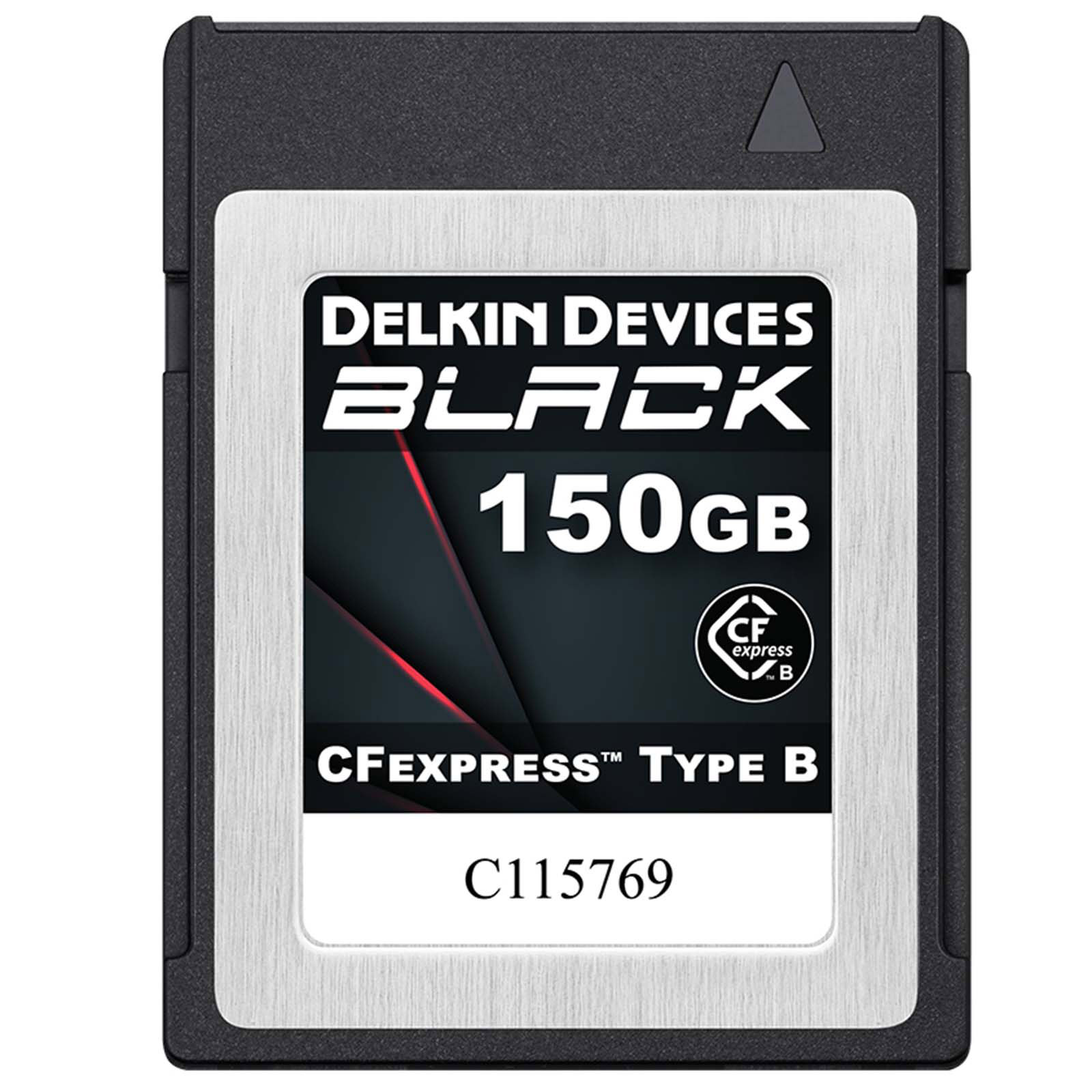 Image of Delkin BLACK 150GB (1725MB/s) Cfexpress Type B Memory Card