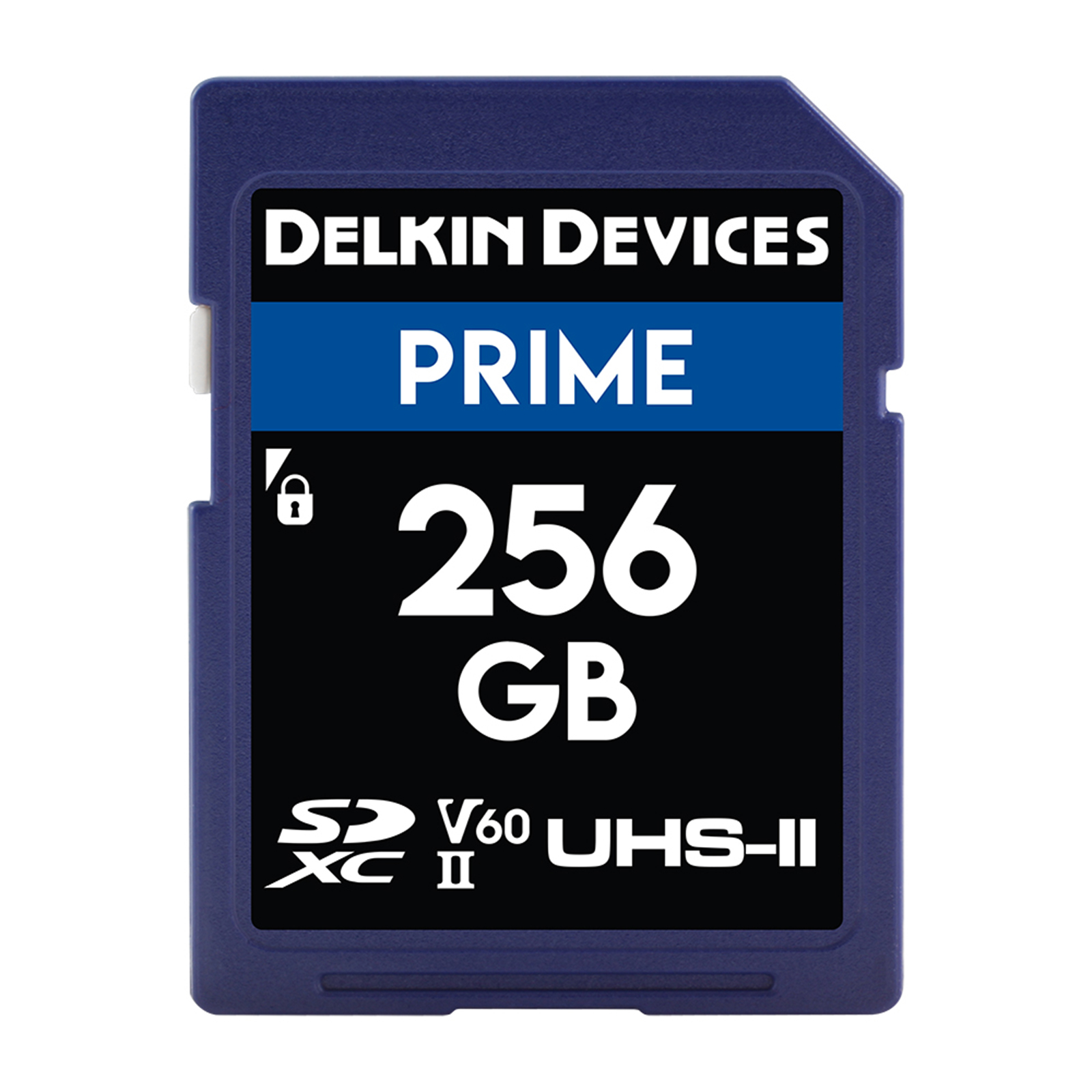 Image of Delkin PRIME 256GB UHS-II V60 280MB/s SDXC Card