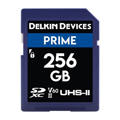 Delkin PRIME 256GB UHS-II V60 280MB/s SDXC Card