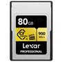 Lexar 80GB Professional (900MB/Sec) Type A Cfexpress Gold Series Memory Card