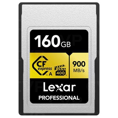 Lexar 160GB Professional (900MB/Sec) Type A Cfexpress Gold Series Memory Card