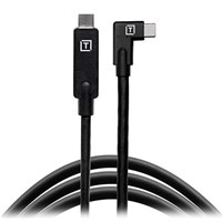 TetherPro USB-C to USB-C Right Angle Black