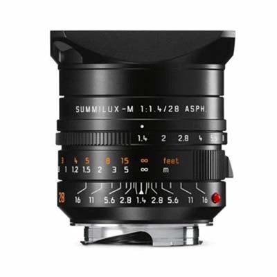 Leica SUMMILUX-M 28mm f1.4 ASPH - Black Anodised Finish