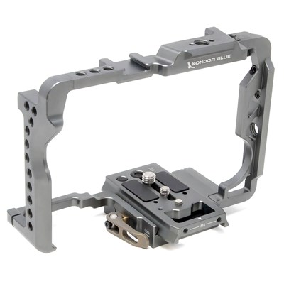 Kondor Blue Panasonic Lumix S1H Cage with Remote Trigger Handle S1/S1R/S1H