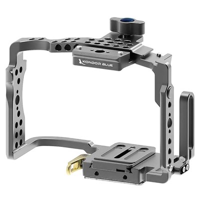 Kondor Blue Canon R5/R6/R Full Cage Without Top Handle Black