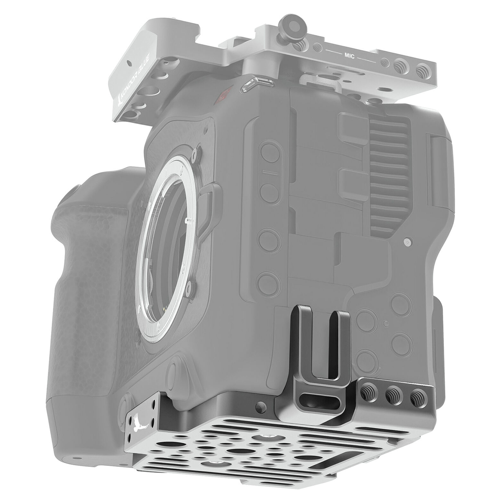 Kondor Blue Canon C70 Bottom Plate Black