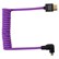 Kondor Blue Gerald Undone Micro HDMI to Full HDMI Cable 12Inch-24Inch Coiled