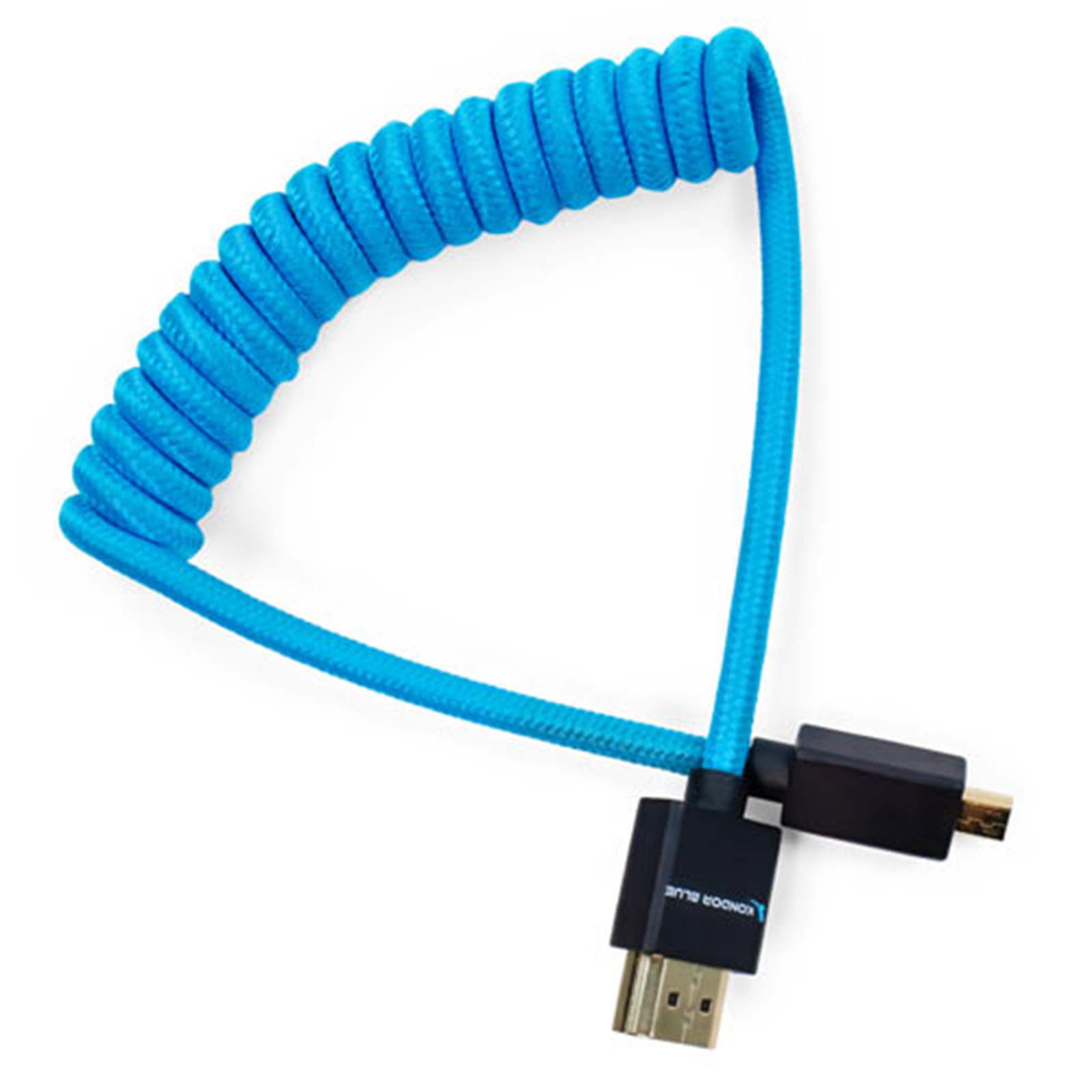 Kondor Blue Coiled Micro HDMI to Full HDMI 12-24Inch