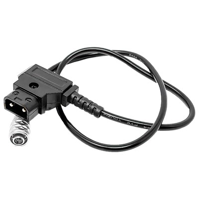 Kondor Blue Coiled D-Tap to BMPCC 6K/4K Power Cable for Blackmagic - Black