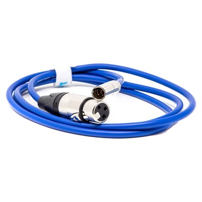 Kondor Blue Mini XLR to XLR for BMPCC & C70 16Inch | 5' | 25' - Blue, 25'