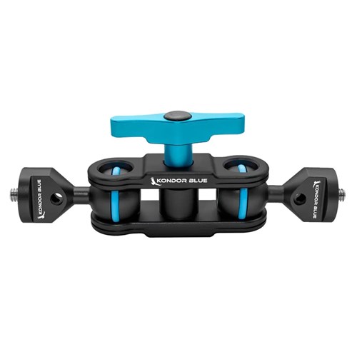 Kondor Blue Cine Magic Arm with Double Ball Heads - Black