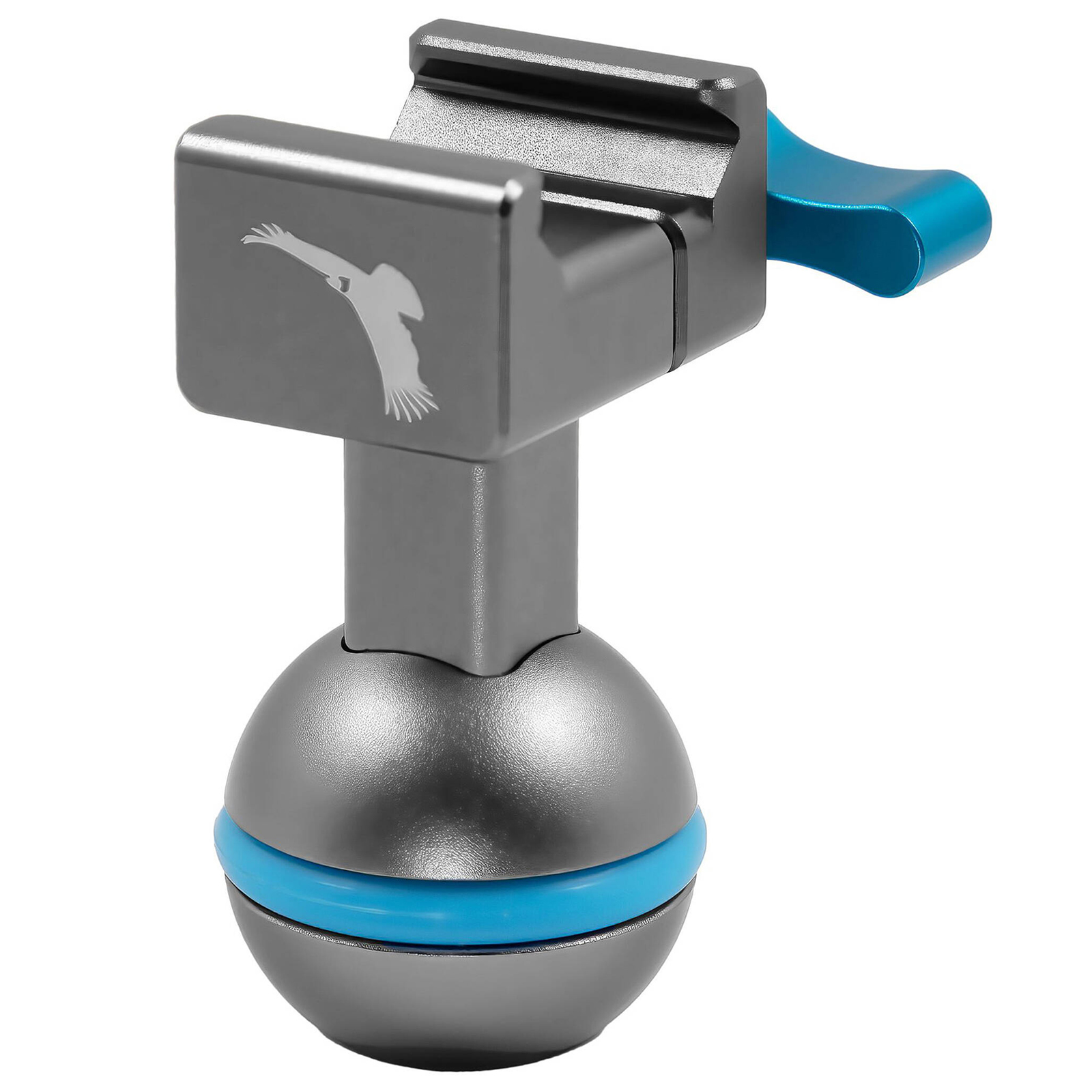 Kondor Blue NATO Clamp to Ball Head for Magic Arms Space Gray