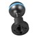 Kondor Blue Ball Head to 3/8Inch Accessory Mount for Magic Arms Raven Black