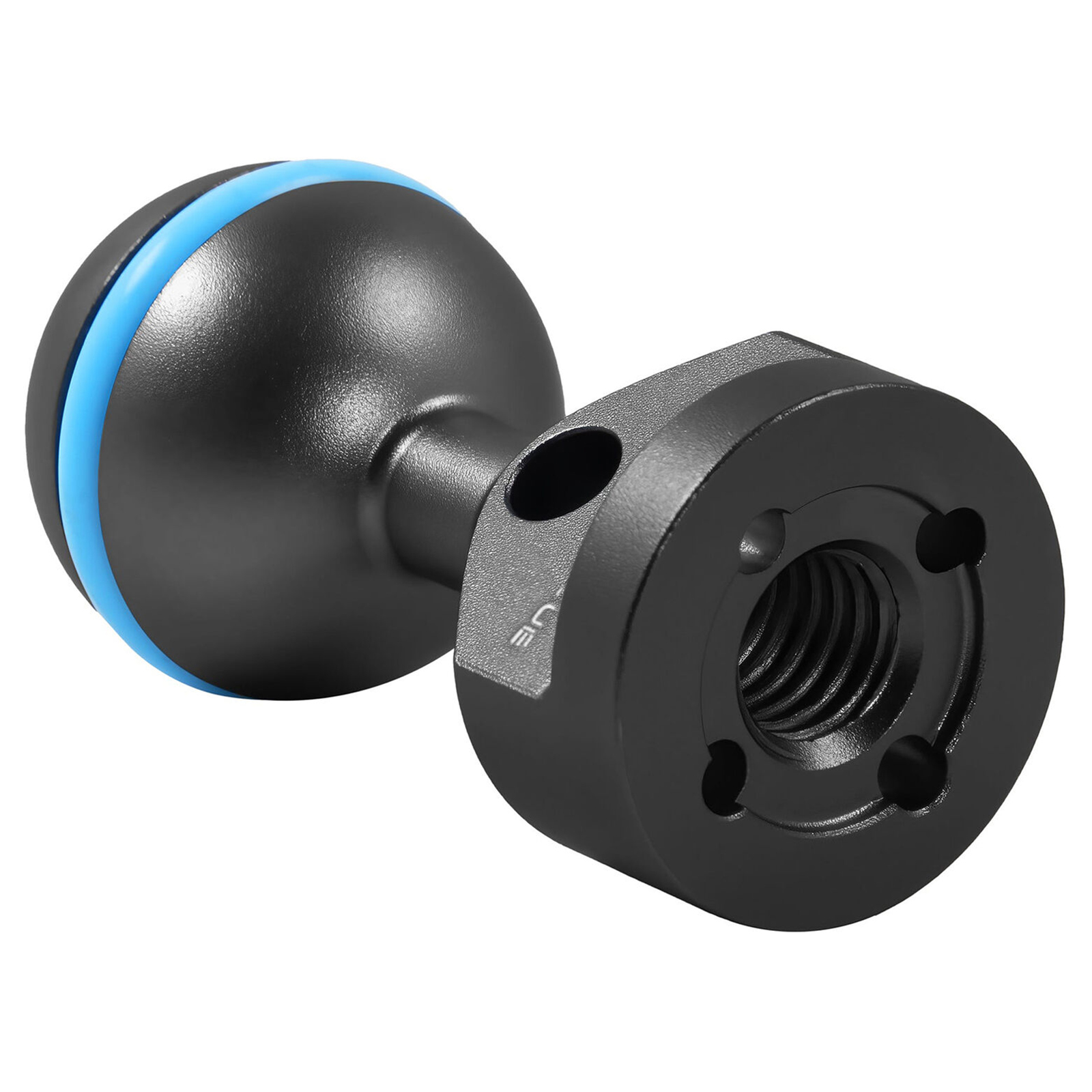 Kondor Blue 3/8Inch Ball Head with Locating Pins for Magic Arms Space Gray