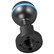 Kondor Blue 3/8Inch Ball Head with Locating Pins for Magic Arms Black