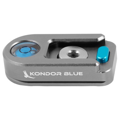 Kondor Blue Bubble Level Cold Shoe with Safety Release Space Gray