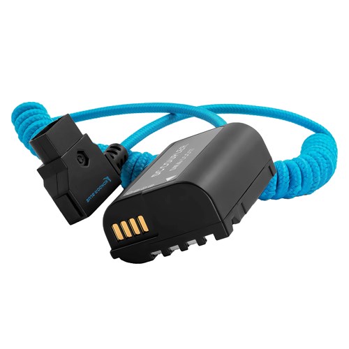 Kondor Blue D Tap to Lumix S5 GH5 DMW-BLK22 Dummy Battery Cable