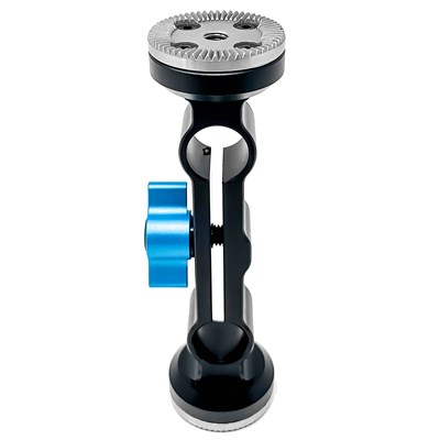 Kondor Blue 15mm Arri Rosette Dual Rod Clamp Space Gray