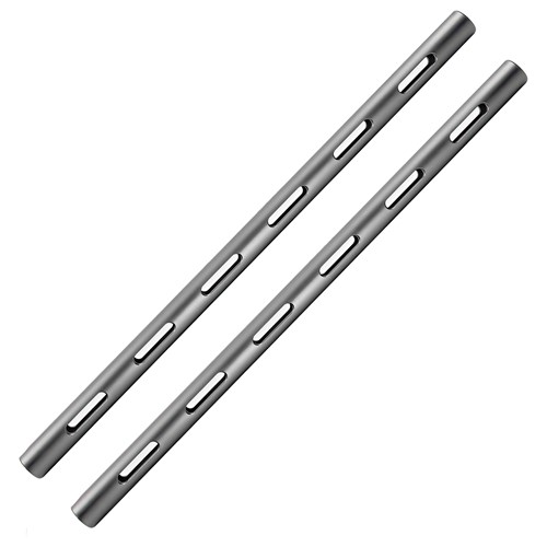 Kondor Blue 12inch PPSH 15mm Rod Threaded, Space Gray - 2 Pack