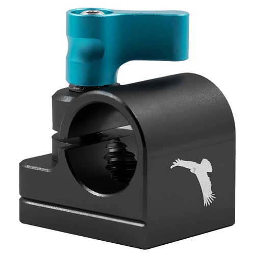 Kondor Blue 15mm Rod Clamp to Accessory Mount Black