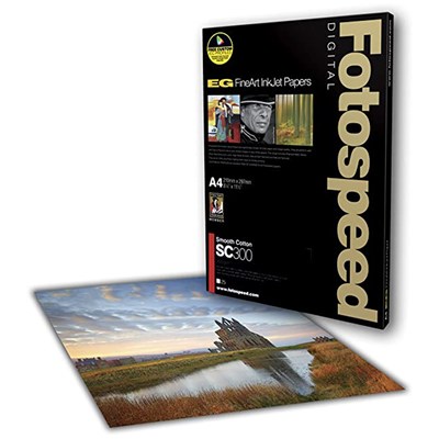 Fotospeed Smooth Cotton 300 A4 - 25 sheets