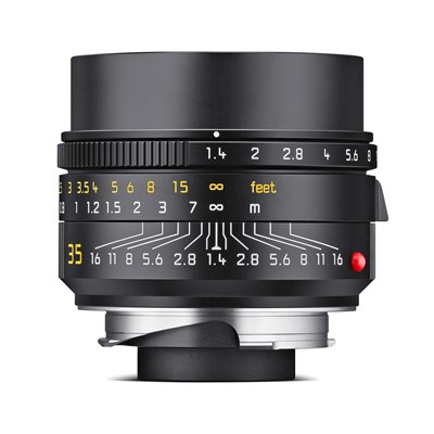 Leica 35mm f1.4 Summilux-M Asph Lens - (11 Blade Aperture) Black
