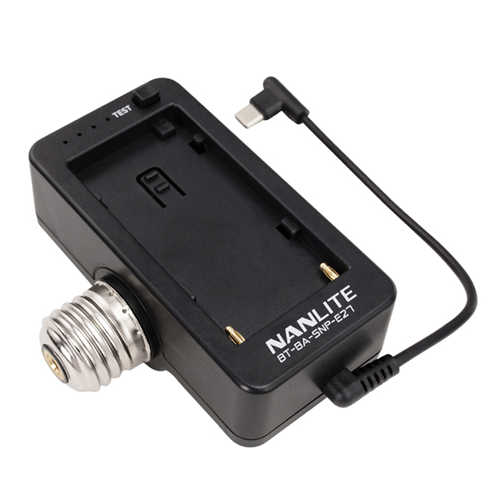 NanLite NPF Battery Adapter With E27 Head